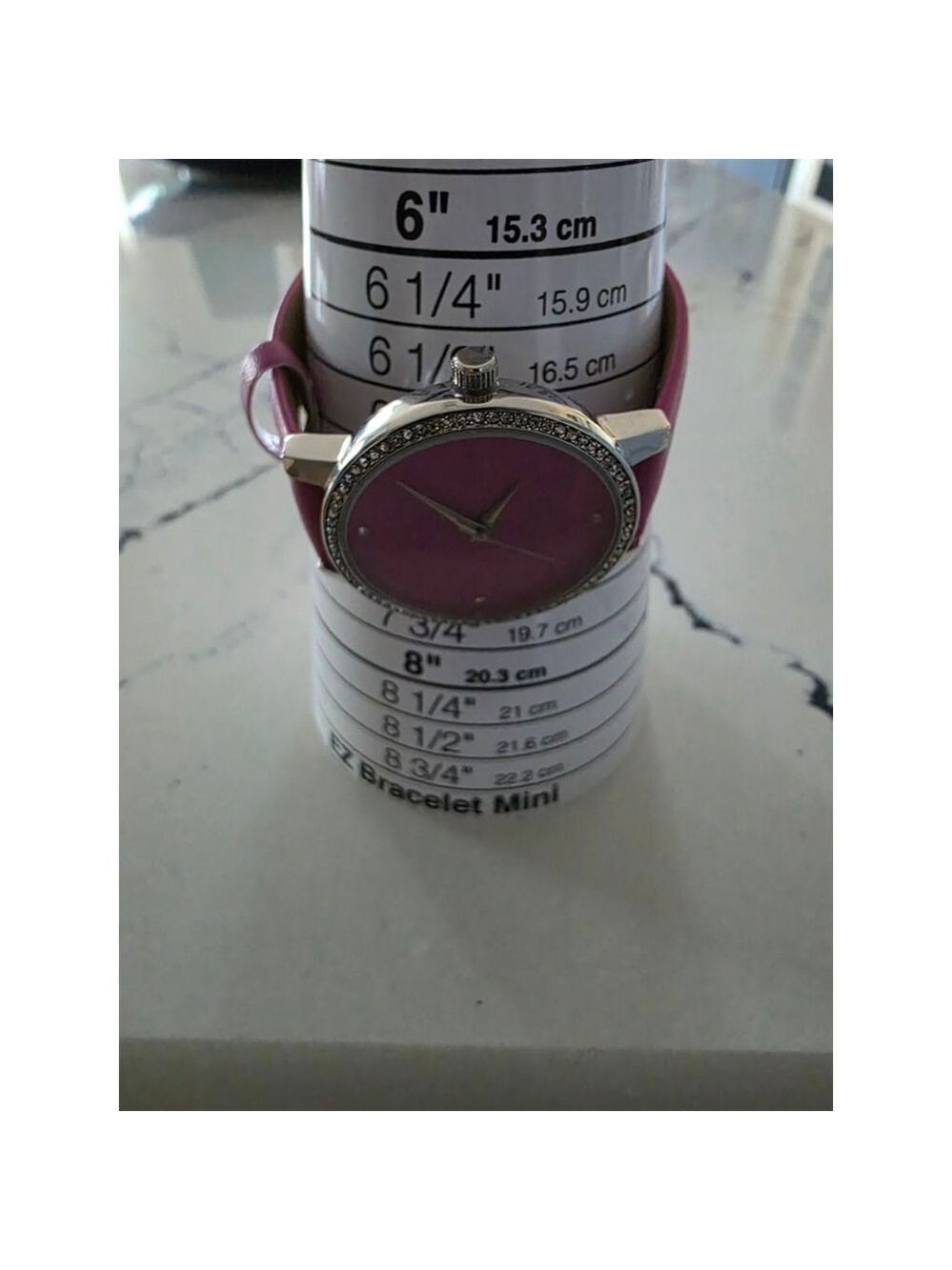 Women's Croton Pink & Silver Watch, One Size - Picture 11 of 11
